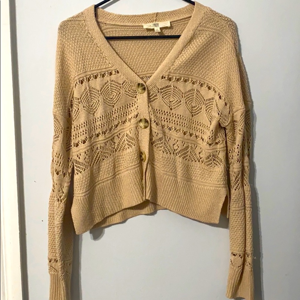 Worn once. Crochet